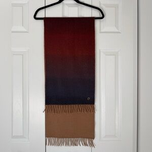 Loro Piana Two-Tone Ombré Camel Color Cashmere Scarf